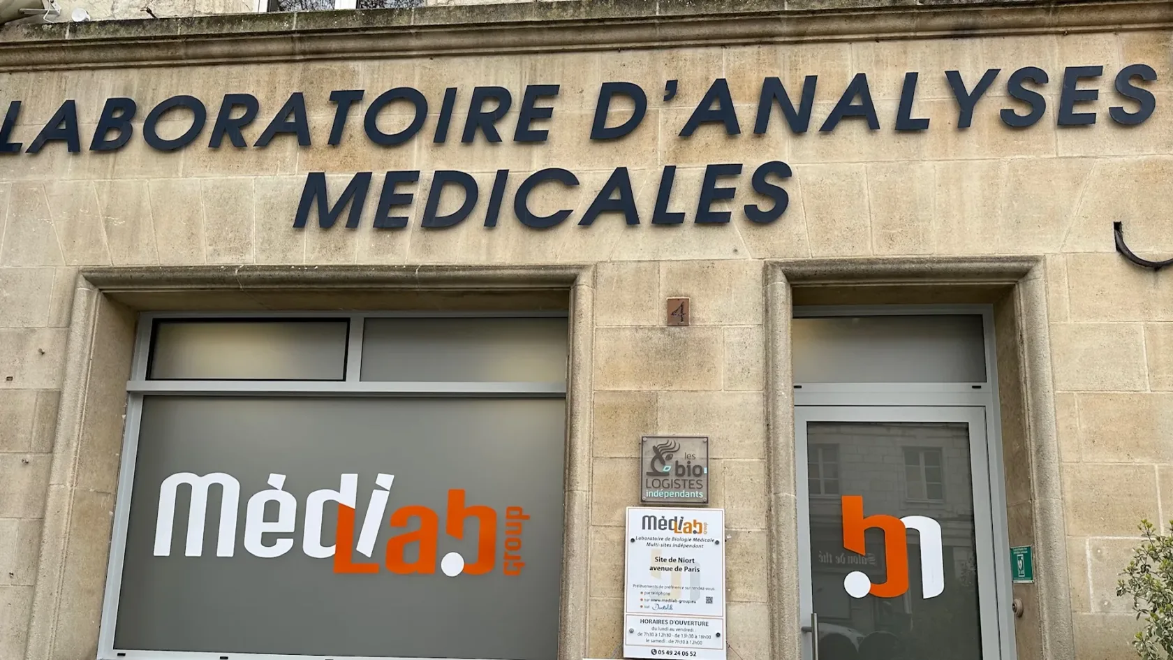 Laboratoire Médilab Niort – Avenue de Paris